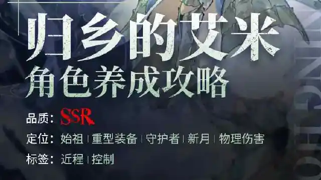 《银与绯》「归乡的艾米」角色养成攻略图片