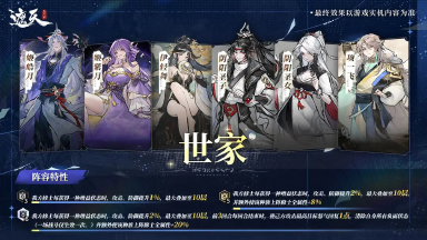 新手攻略|世家阵容搭配图文图片