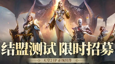 高画质3D手游，《天堂2盟约》测试资格发放图片