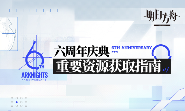 《明日方舟》六周年庆典重要资源获取指南图片