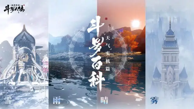 【斗罗百科】动态天气系统实机演示首曝，昼夜更替晴雨交迭《斗罗大陆：诛邪传说》图片