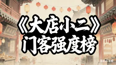 《大店小二》门客首发强度榜图片