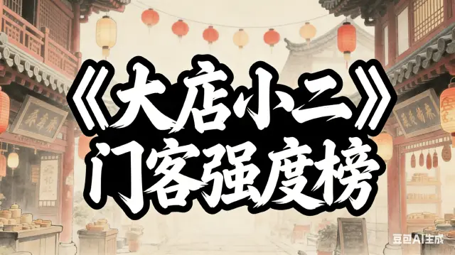 《大店小二》门客首发强度榜图片