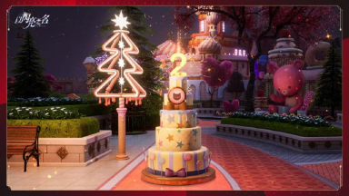 《以闪亮之名》星夜绽放美好心愿，共庆闪亮世界二周年生日快乐图片