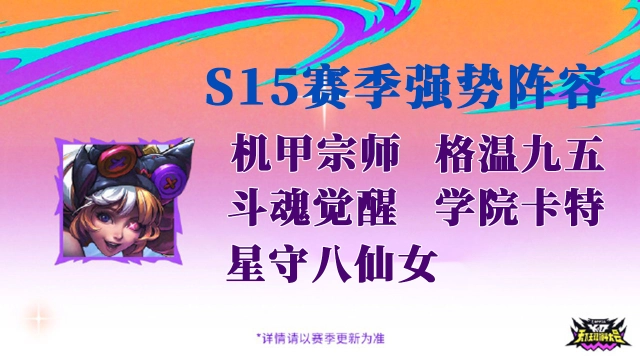 《金铲铲之战》S15赛季强势阵容代码图片