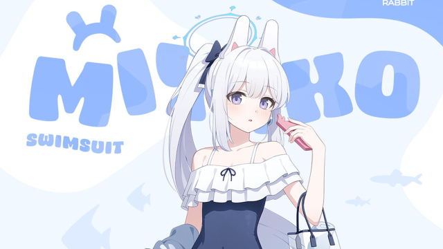 《蔚蓝档案》【人物档案】月雪宫子（泳装）图片