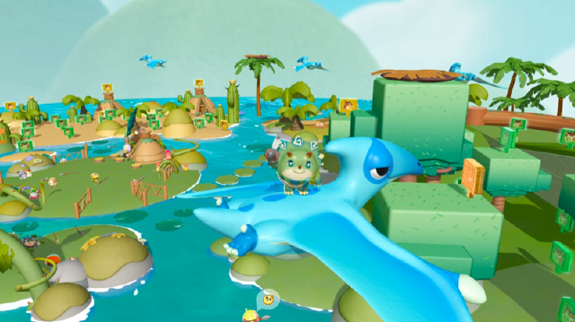 《蛋仔派对》【主题关卡介绍】激流勇进、狩猎训练......在龙蛋岛丛林可以骑翼龙飞天！图片