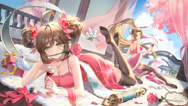 闭月貂蝉如梦似幻《幻想名将录》情人节新版上线!图片