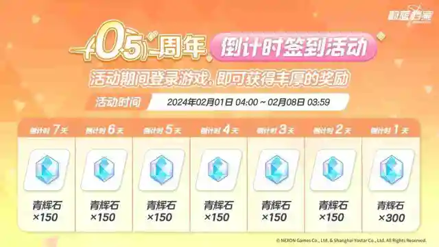 《蔚蓝档案》【签到活动预告】0.5周年倒计时签到活动即将开始图片