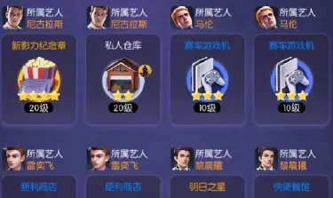 《影业梦想家》你公司里的艺人都有什么用？图片