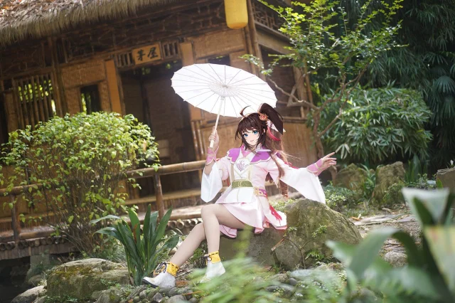 《元尊》苏幼微COS服制作幕后，温柔俏皮的紫霄女神图片