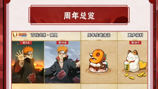 《火影忍者》【活动爆料】百战试炼主题活动来袭，佩恩「天道」及其传说时装免费领！图片