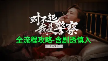 《对不起，我是警察》全流程攻略-剧透慎入图片