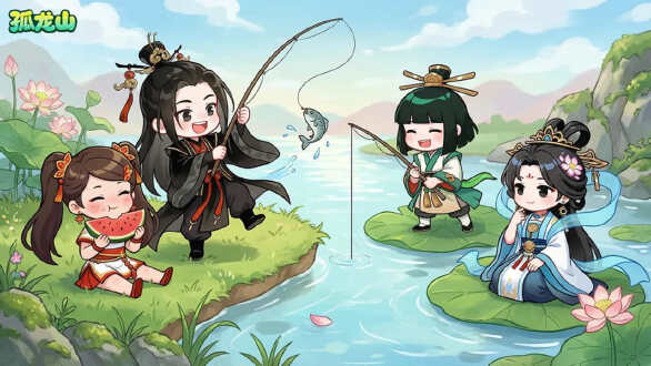 孤龙山图片