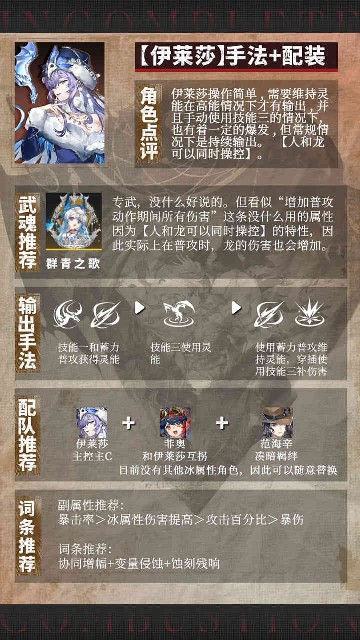 【攻略】《輝燼》多角色輸出手法+配裝推薦！新手一圖流攻略！圖片_2