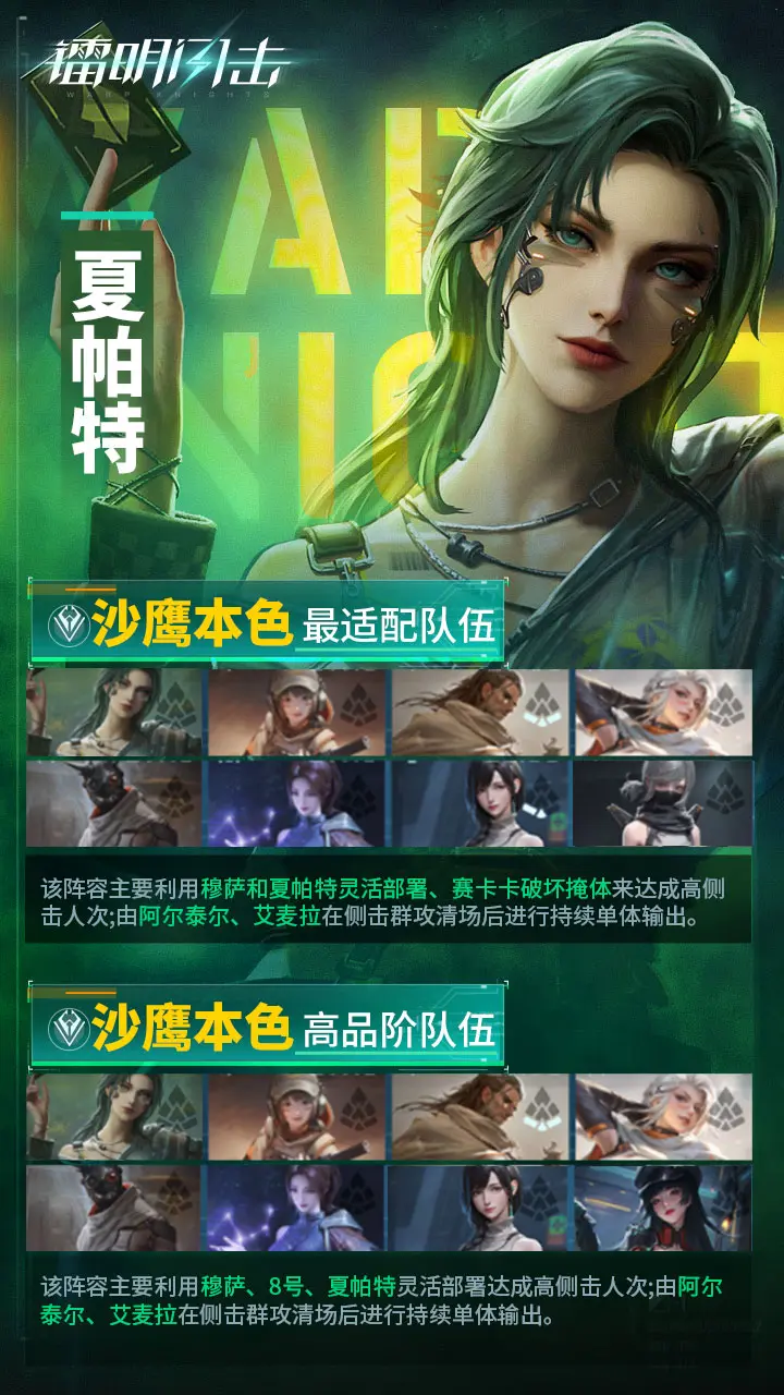 《鐳明閃擊》SSR多角色武器及陣容推薦【上】圖片_15