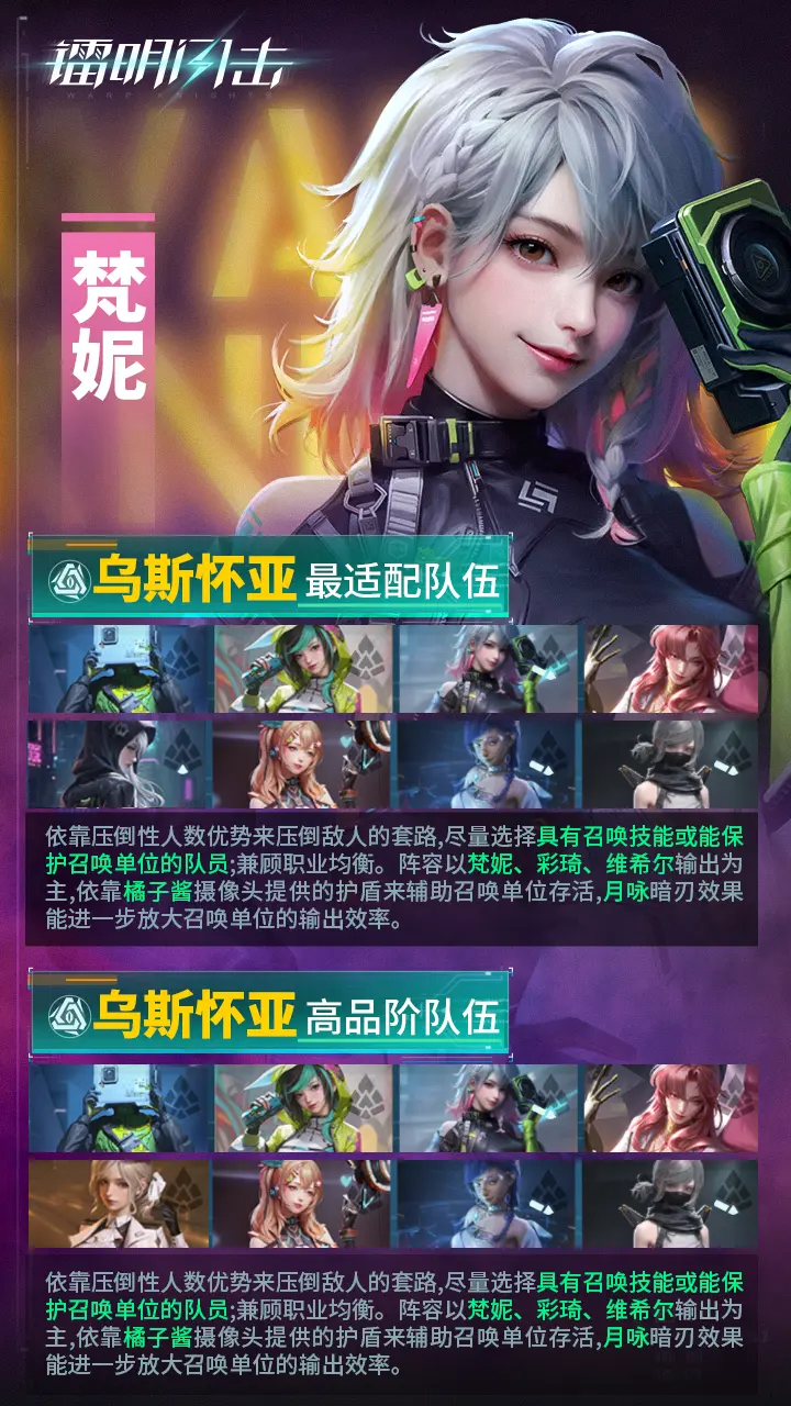 《鐳明閃擊》SSR多角色武器及陣容推薦【上】圖片_12