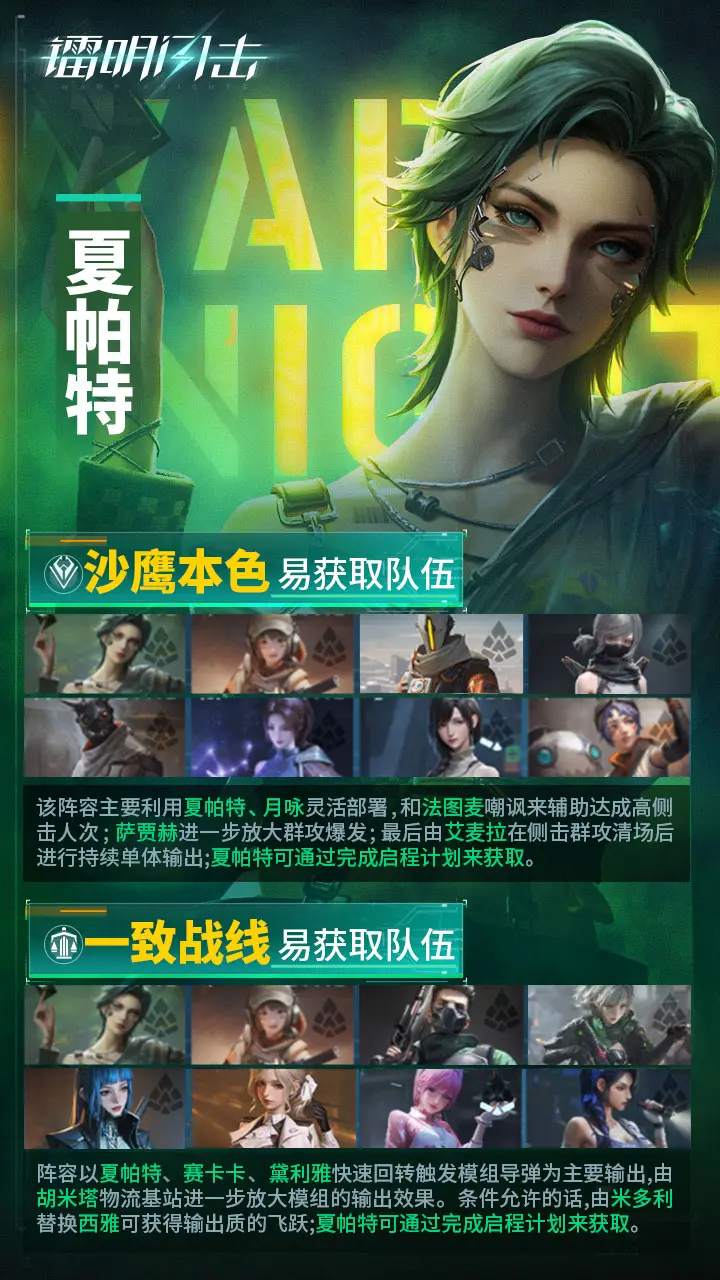 《鐳明閃擊》SSR多角色武器及陣容推薦【上】圖片_16