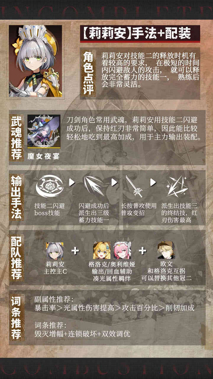 【攻略】《輝燼》多角色輸出手法+配裝推薦！新手一圖流攻略！圖片_1