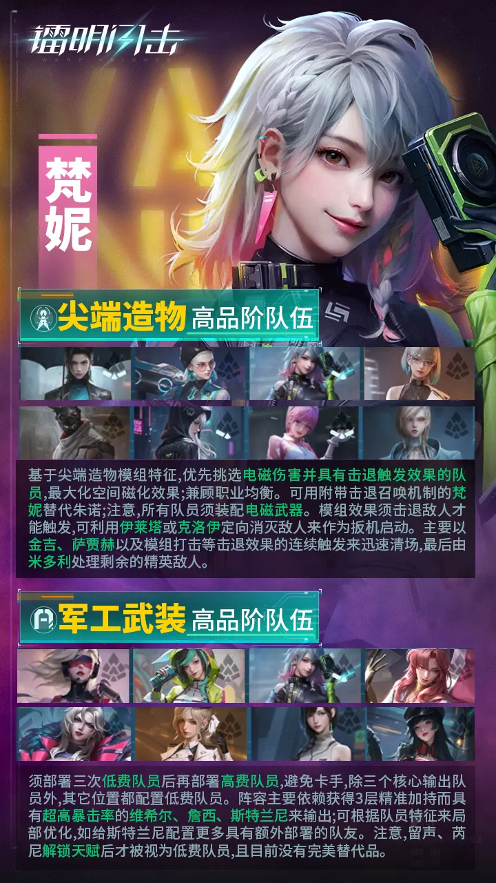 《鐳明閃擊》SSR多角色武器及陣容推薦【上】圖片_11