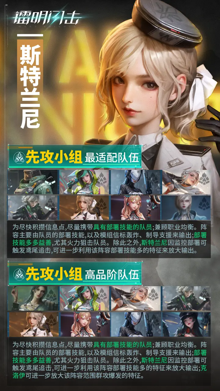 《鐳明閃擊》SSR多角色武器及陣容推薦【下】圖片_11