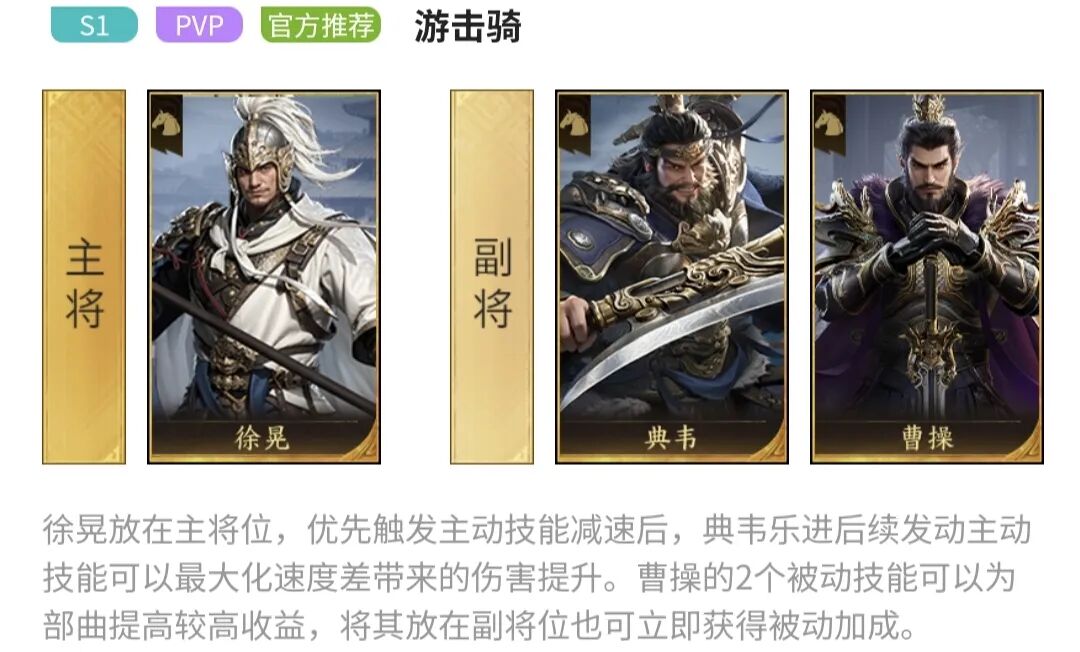 【攻略】S1九大陣容版本搭配，武將混搭陣容圖片_5