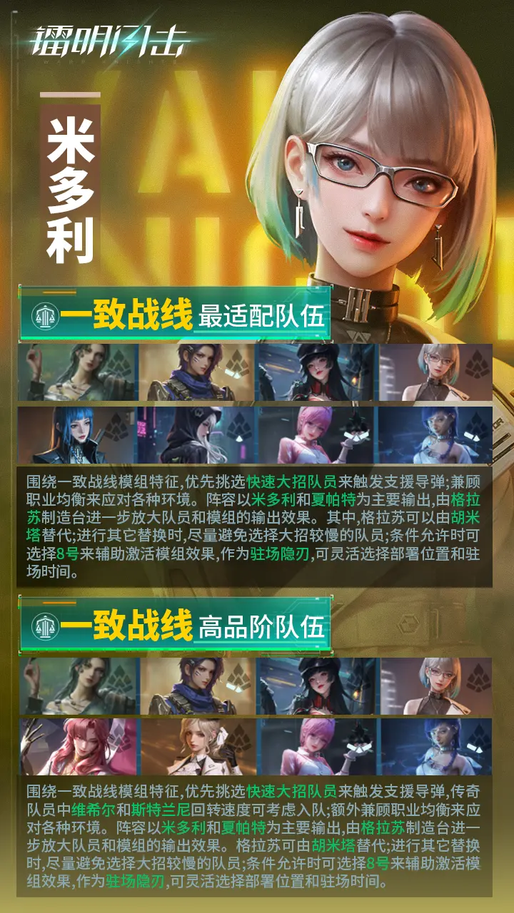 《鐳明閃擊》SSR多角色武器及陣容推薦【下】圖片_21