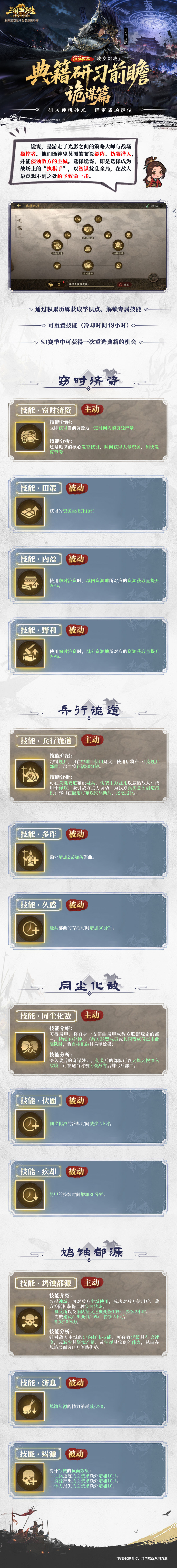 S3赛季爆料第四期丨阴符乱局鬼策焚天「典籍研习」诡谋篇前瞻爆料图片_2