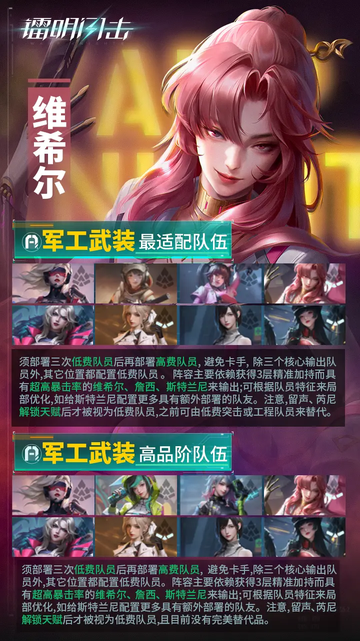 《鐳明閃擊》SSR多角色武器及陣容推薦【下】圖片_15