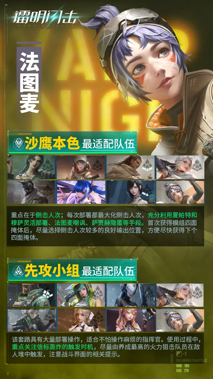 《鐳明閃擊》SSR多角色武器及陣容推薦【下】圖片_5