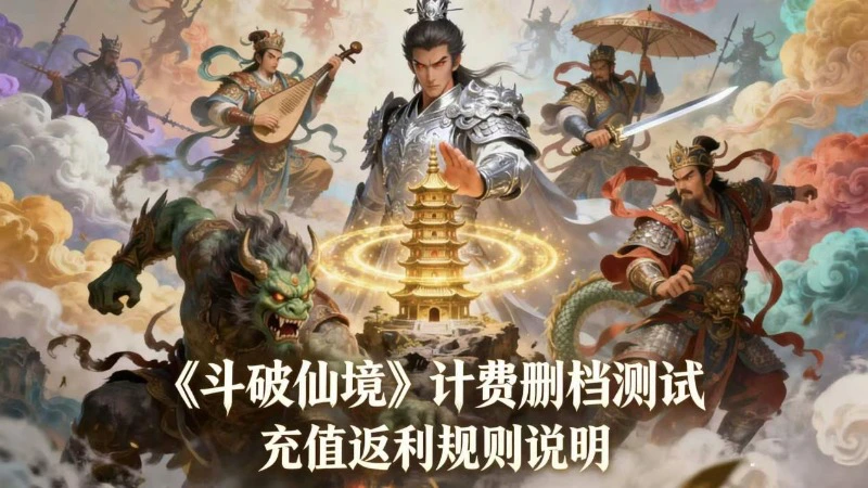 《斗破仙境》今日测试开启！测试规则说明图片