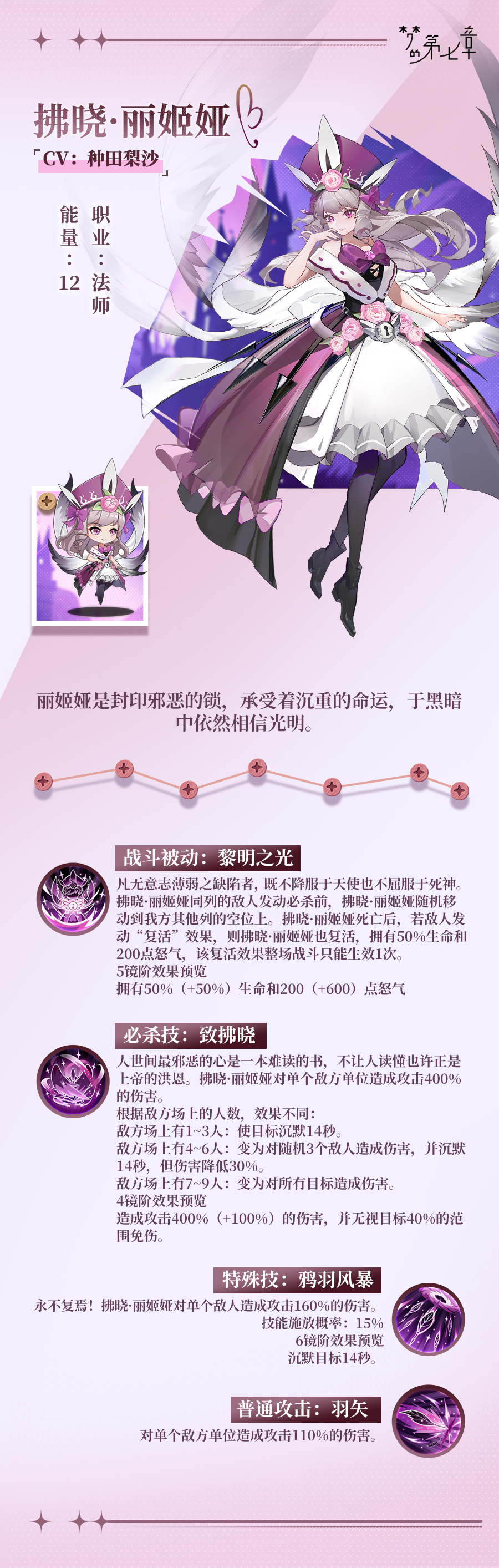 《夢的第七章》【鏈接者檔案】拂曉·麗姬婭圖片_1