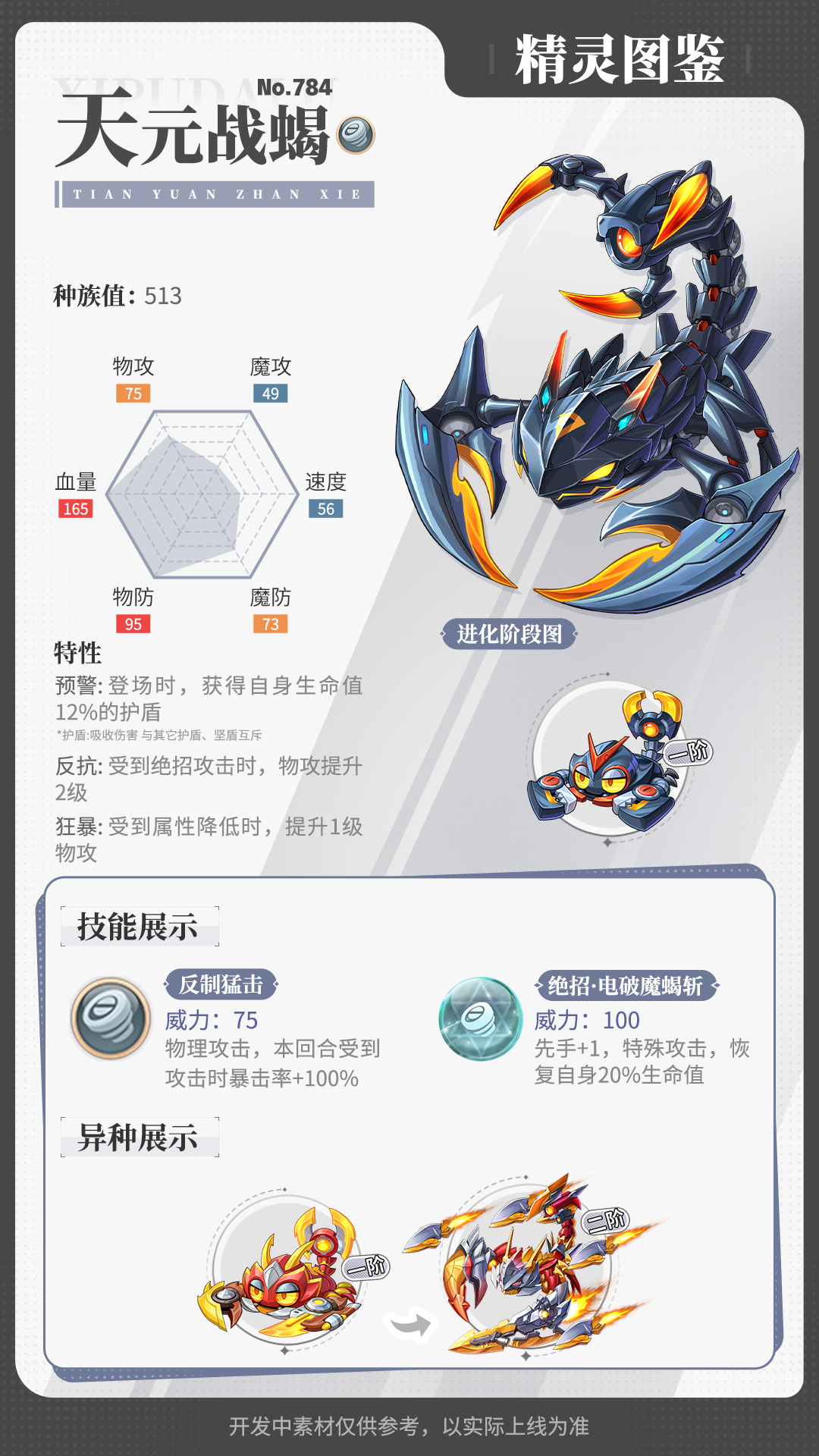 《西普大陆》精灵百科|天元战蝎&魅彩蛇姬&光辉圣剑&雷雨闪电蝎强化图片_2