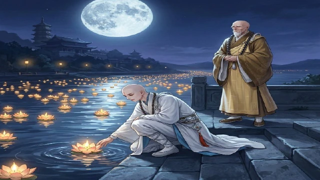 《少年歌行:风花雪月》元宵节丨寒水灯火,月下禅心图片