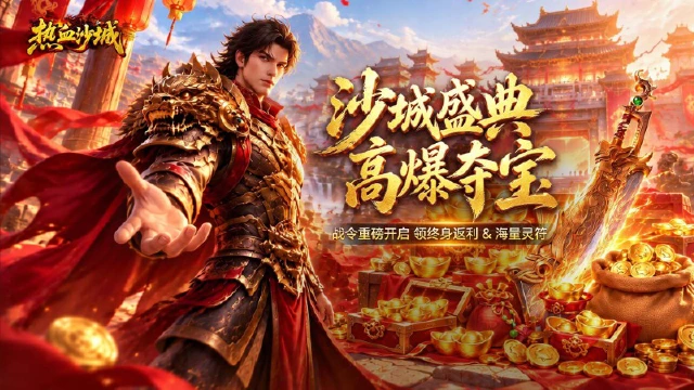 沙城盛典 高爆夺宝|《热血沙城》欢庆假日活动上线图片
