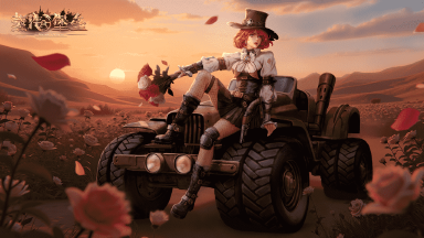 《蒸汽堡垒》专属落日玫瑰,指挥官请查收图片