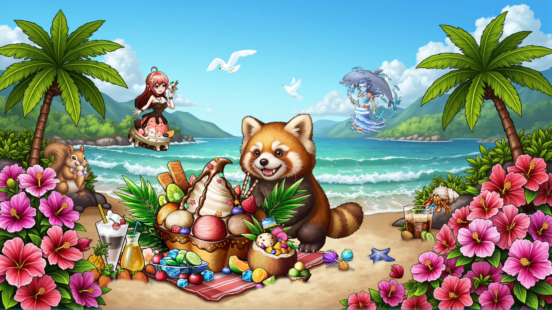 《萌翻天消消樂》8月15日冰淇淋海灘活動開啟！