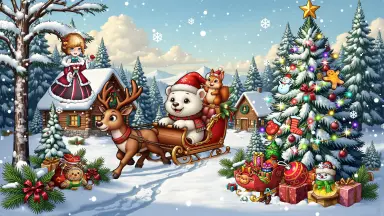 《精灵世界种田》本周五开启限时活动-白色圣诞节！图片