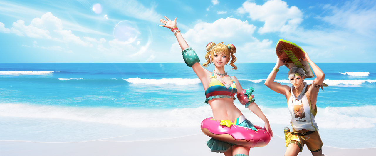 《創(chuàng)造吧！我們的星球》浪涌夏時——限時簽到送服裝圖片_1