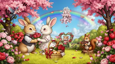 《精灵世界种田》情人节回忆活动，限时开启，福利领不停！图片