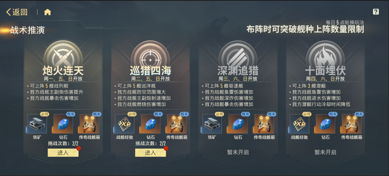 《蒼藍前線》戰(zhàn)術推演玩法介紹圖片_1