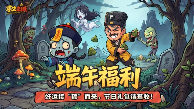 《求生之城》【端午福利】好运接“粽”而来，节日礼包请查收！图片