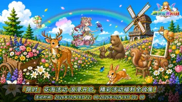 《精灵世界种田》10月16日花海活动盛大开启！图片