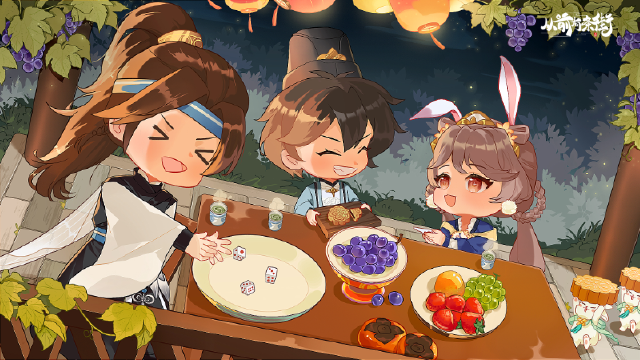 《从前有条街》【中秋特辑】天街第一届博饼大赛来啦，快来帮任辛辛博饼！图片