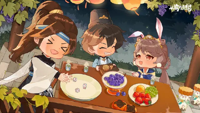 《从前有条街》【中秋特辑】天街第一届博饼大赛来啦，快来帮任辛辛博饼！图片