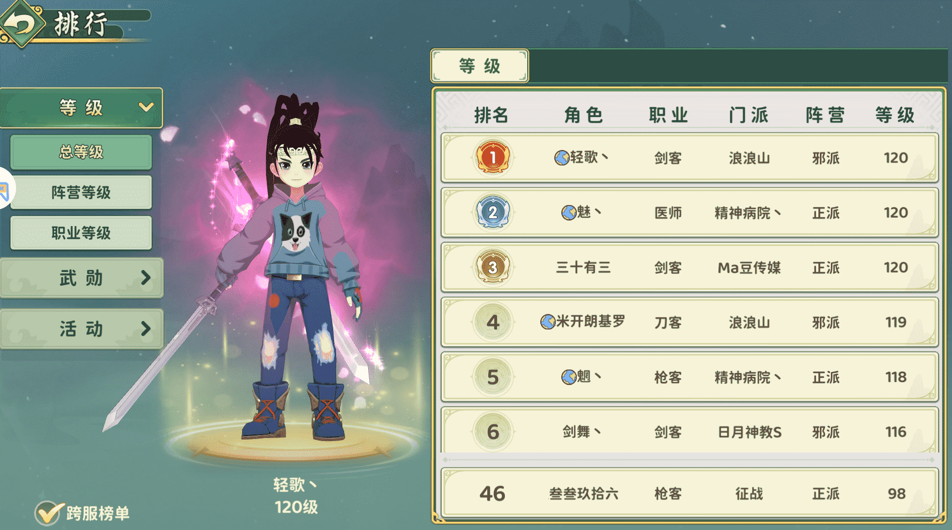 《熱血江湖:歸來》【游戲攻略】跨服競技場玩法攻略圖片_3