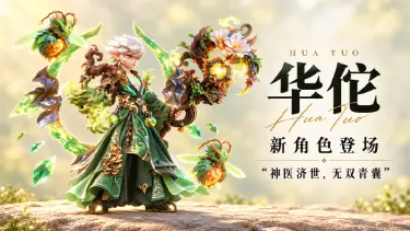 《大王请上阵》【诸王图鉴·华佗】神医济世,无双青囊图片
