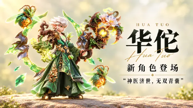 《大王请上阵》【诸王图鉴·华佗】神医济世,无双青囊图片