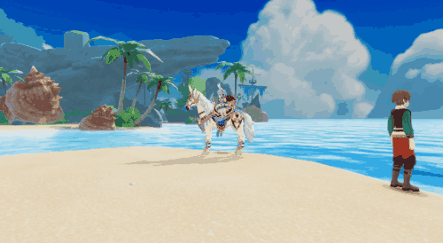 《奇幻梦旅人》【场景设定集】晚上睡不着，就来珍珠海岸数珍珠吧！图片_3