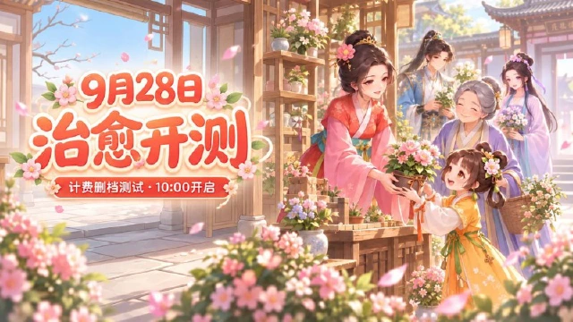 古风花田经营手游《江湖田园》计费删档测试 9 月 28 日治愈开启！图片